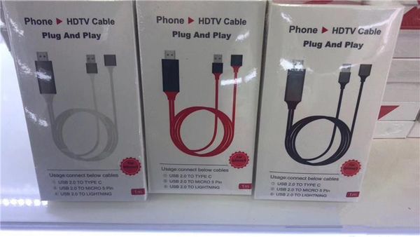 universal hdmi cable plug and play hdmi hdtv tv adapter digital av cable 1080p phone to tv usb 2.0 to type c micro 5pin lighting 1m
universal hdmi cable plug and play hdmi hdtv tv adapter digital av cable 1080p phone to tv usb 2.0 to type c micro 5pin lighting 1m