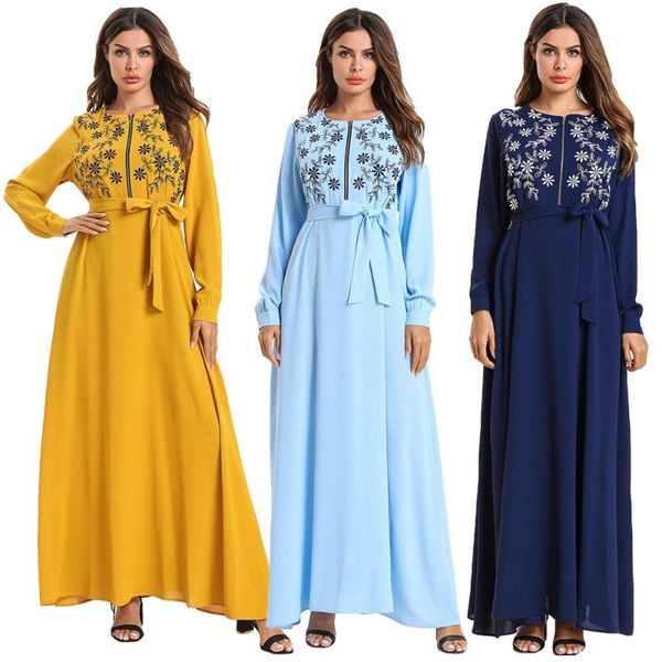 muslim women embroidery long maxi dress robe abaya zipper breast feeding islamic clothes ramadan dubai kaftan with belt fashion, Red
muslim women embroidery long maxi dress robe abaya zipper breast feeding islamic clothes ramadan dubai kaftan with belt fashion, Red