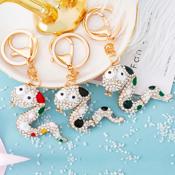 cute snake key ring key chain for creativegifts metal key chain designer keychain for gifts, Silver
cute snake key ring key chain for creativegifts metal key chain designer keychain for gifts, Silver