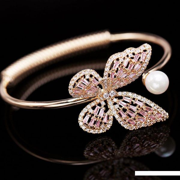 bangle luxury designer jewelry women bracelets shine with zirconium stone bracelet pearl butterfly adjustable channel ne1045, Black
bangle luxury designer jewelry women bracelets shine with zirconium stone bracelet pearl butterfly adjustable channel ne1045, Black