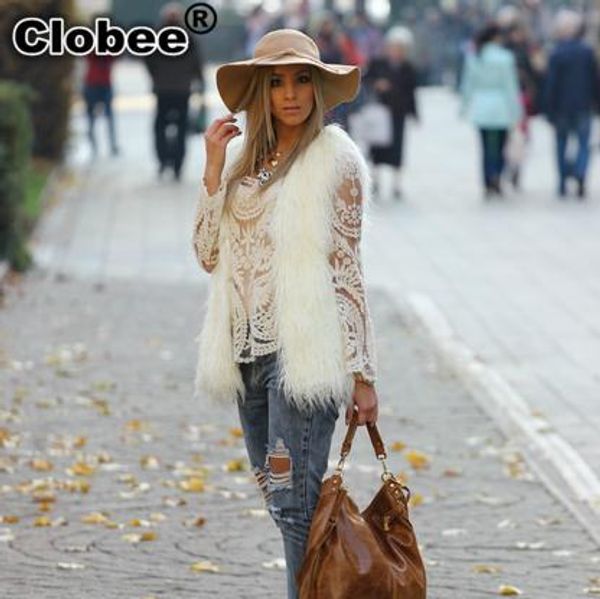 white fur waistcoat gilet 2020 autumn winter faux fur vest colete de pele falso jacket casacos femininos womens coat plus size, Black
white fur waistcoat gilet 2020 autumn winter faux fur vest colete de pele falso jacket casacos femininos womens coat plus size, Black