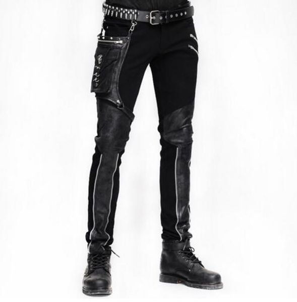 steampunk winter men long jean pants gothic high waist mens pants trousers black brown tights slimming streetwear for male s-3xl
steampunk winter men long jean pants gothic high waist mens pants trousers black brown tights slimming streetwear for male s-3xl
