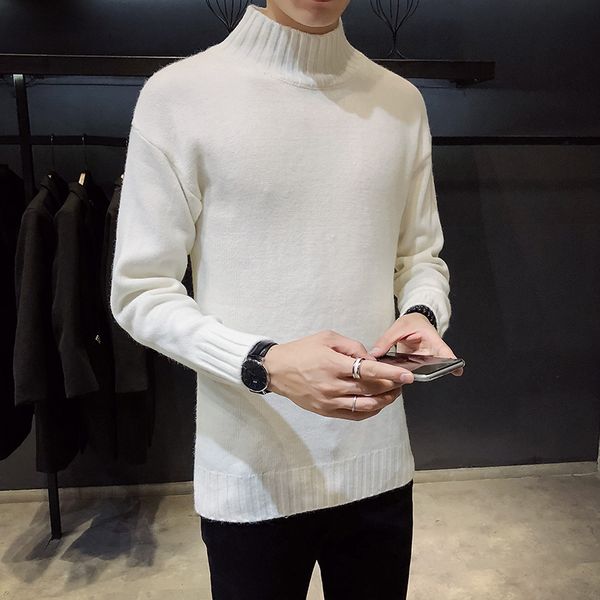 winter high neck thick sweater men casual o-neck pullover men autumn slim fit long sleeve shirt mens sweaters knitted cashmere, White;black
winter high neck thick sweater men casual o-neck pullover men autumn slim fit long sleeve shirt mens sweaters knitted cashmere, White;black