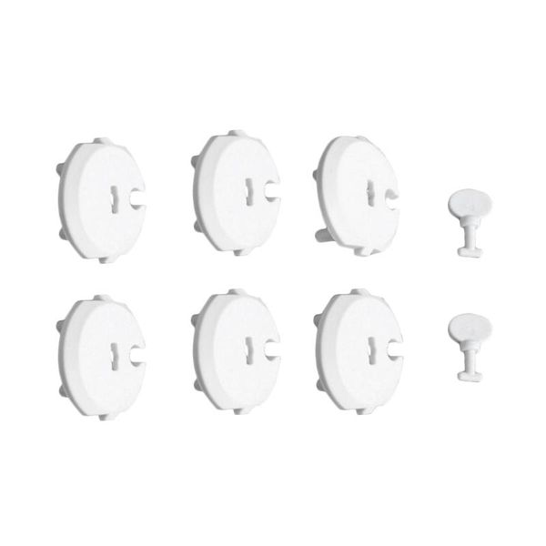 6pcs socket cover+2pcs key socket protection cover protect toddlers plug anti-electric for home electric cover baby safety 
6pcs socket cover+2pcs key socket protection cover protect toddlers plug anti-electric for home electric cover baby safety