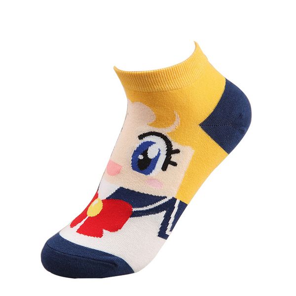 12 pair/ lot cartoon socks cute spring summer casual women's fashion cotton sports sailor moon socks, Black;white
12 pair/ lot cartoon socks cute spring summer casual women's fashion cotton sports sailor moon socks, Black;white