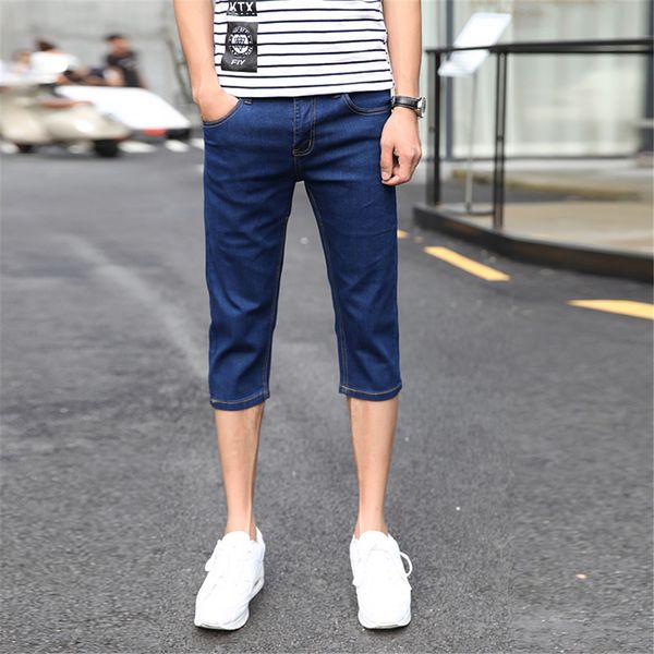 men's blue capri jeans regular classic cotton straight calf length jeans slim fitted denim shorts for men 902 size 27-36
men's blue capri jeans regular classic cotton straight calf length jeans slim fitted denim shorts for men 902 size 27-36