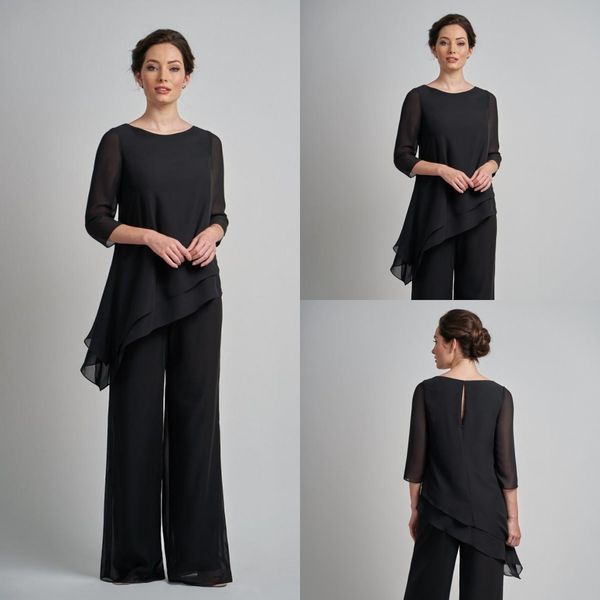 2020 black pantsuits mother of the bride dresses outfit two pieces garment dress evening wear pant suits for formal garment mothers outfit, Black;red
2020 black pantsuits mother of the bride dresses outfit two pieces garment dress evening wear pant suits for formal garment mothers outfit, Black;red