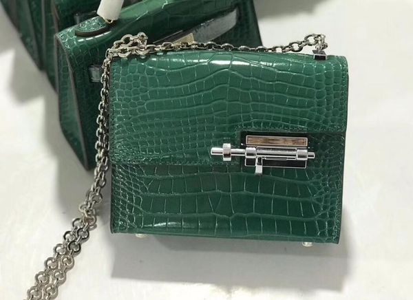 fashion bags green alligator 18cm bolt bag shoulder bags women lady cowhide genuine leather handbag factory wholesale
fashion bags green alligator 18cm bolt bag shoulder bags women lady cowhide genuine leather handbag factory wholesale