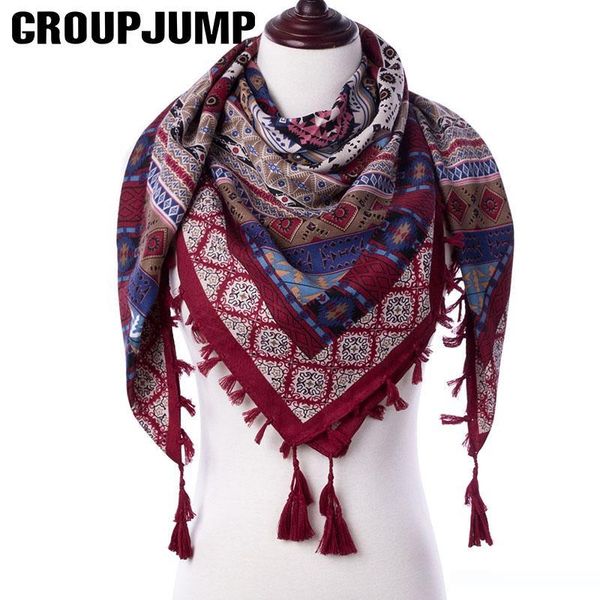 fashion women scarf for women ethnic scarves female geometric tassel scarf women printed wraps winter shawls 110 *110 cm scarf 2017, Blue;gray
fashion women scarf for women ethnic scarves female geometric tassel scarf women printed wraps winter shawls 110 *110 cm scarf 2017, Blue;gray