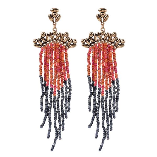 manilai handmade beaded long tassel earrings for women bohemia multicolor beads statement earrings ethnic fashion jewelry, Silver
manilai handmade beaded long tassel earrings for women bohemia multicolor beads statement earrings ethnic fashion jewelry, Silver