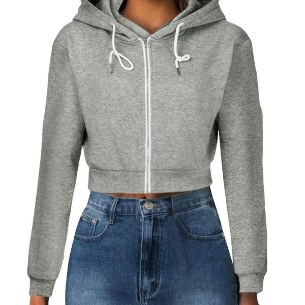 fashion women solid colour cotton coats zip-up autumn hoodies pockets slim crop ladies clothes drawstring hoody 2020 #t2g, Black
fashion women solid colour cotton coats zip-up autumn hoodies pockets slim crop ladies clothes drawstring hoody 2020 #t2g, Black