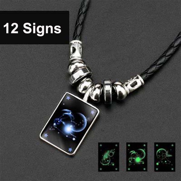 12 constellation necklace glow in the dark sign necklaces designer necklace designer jewelry women necklace mens necklaces, Silver
12 constellation necklace glow in the dark sign necklaces designer necklace designer jewelry women necklace mens necklaces, Silver