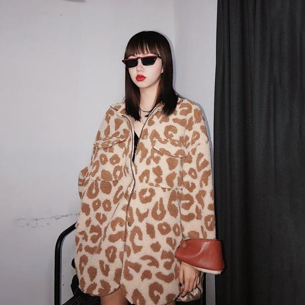 jasmine summer original winter leopard loose fashion brand bf granular plush long jackets coat coats, Black
jasmine summer original winter leopard loose fashion brand bf granular plush long jackets coat coats, Black