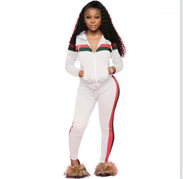 2pcs suits long sleeve stripe womens tracksuits casual panelled plus size womens clothing cardigan hooded women, Gray
2pcs suits long sleeve stripe womens tracksuits casual panelled plus size womens clothing cardigan hooded women, Gray