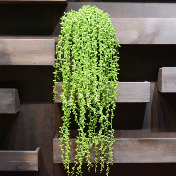 1 bouquet simulation fleshiness plant artificial flower green garland plant rattan leaves home decoration wedding
1 bouquet simulation fleshiness plant artificial flower green garland plant rattan leaves home decoration wedding