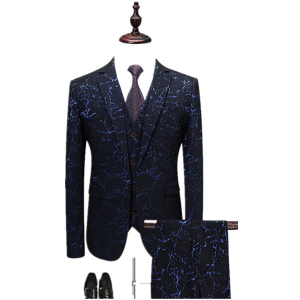 2019 fashion high quality senior man full dress party coat+vest+trousers suits 3 piece set men's suit/the best man party dress, White;black
2019 fashion high quality senior man full dress party coat+vest+trousers suits 3 piece set men's suit/the best man party dress, White;black