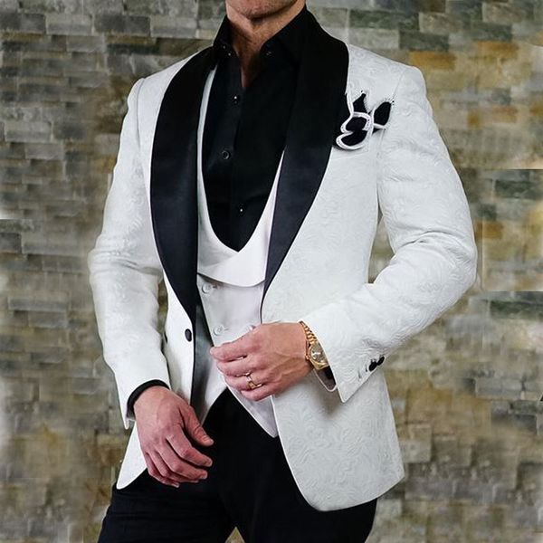 mens suits slim fit jacquard pattern groomsmen wedding tuxedos for men shawl lapel three pieces formal prom suit, Black;gray
mens suits slim fit jacquard pattern groomsmen wedding tuxedos for men shawl lapel three pieces formal prom suit, Black;gray