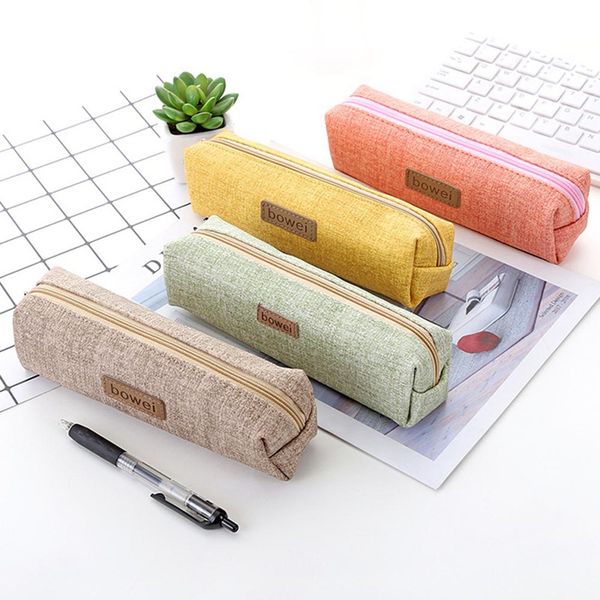 concise solid color student pencil case school pencil cases for girl stationery canvas bag estojo escolar school supplies
concise solid color student pencil case school pencil cases for girl stationery canvas bag estojo escolar school supplies