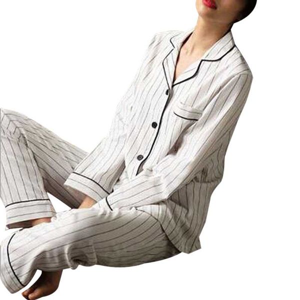 white striped pajamas sets women 2019 casual long sleeve sleepwear suit 2 piece spring homewear lounge pants suits striped, Blue;gray
white striped pajamas sets women 2019 casual long sleeve sleepwear suit 2 piece spring homewear lounge pants suits striped, Blue;gray