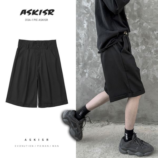 summer korean shorts men's fashion solid color business casual dress shorts men streetwear wild loose suit mens s-2xl, White;black
summer korean shorts men's fashion solid color business casual dress shorts men streetwear wild loose suit mens s-2xl, White;black