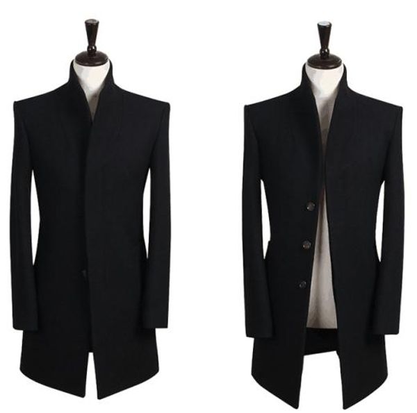 british style teens men's winter coat stand collar black woolen coat mens brand essence single-breasted mens pea s - 9xl
british style teens men's winter coat stand collar black woolen coat mens brand essence single-breasted mens pea s - 9xl