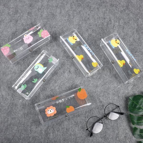 large fresh cartoon transparent case case myopia students and teenagers myopia glasses fruit pvc box glasses box
large fresh cartoon transparent case case myopia students and teenagers myopia glasses fruit pvc box glasses box
