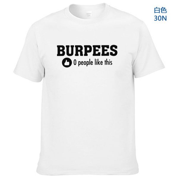 2018 men's stylish burpees zero people like this t shirts men cotton o neck bodybuilding short sleeve t-shirt, White;black
2018 men's stylish burpees zero people like this t shirts men cotton o neck bodybuilding short sleeve t-shirt, White;black
