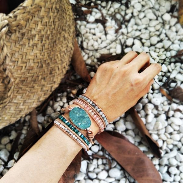 rough ite wrap bracelets natural stone bracelet 5 wraps leather bracelet bohemian girls gifts for women bracelet dropship, Golden;silver
rough ite wrap bracelets natural stone bracelet 5 wraps leather bracelet bohemian girls gifts for women bracelet dropship, Golden;silver