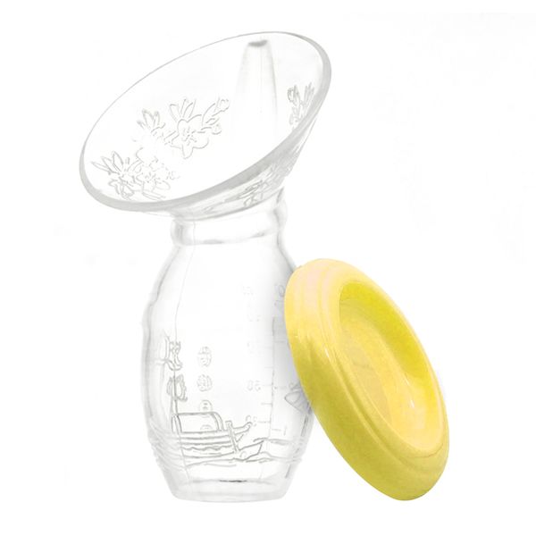 silicon breastfeeding manual breast pump milk pump food grade silicon, White 
silicon breastfeeding manual breast pump milk pump food grade silicon, White
