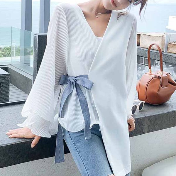 women's irregular v-neck white chiffon blouse patchwork long sleeve bow lace up shirt female 2019 summer autumn solid blouses
women's irregular v-neck white chiffon blouse patchwork long sleeve bow lace up shirt female 2019 summer autumn solid blouses