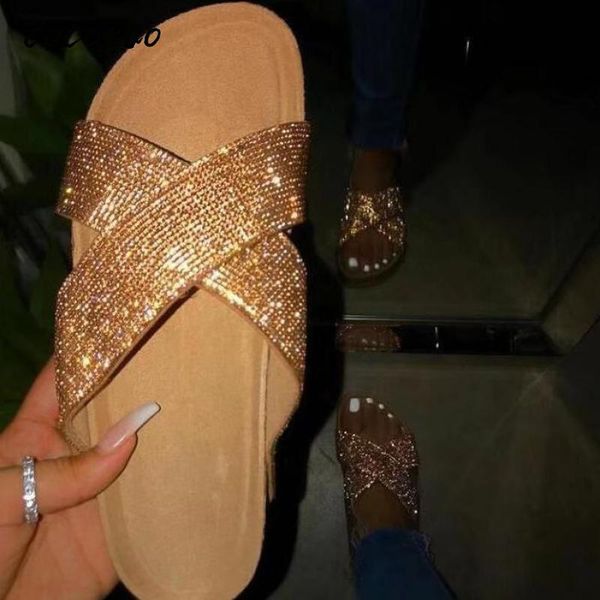 2020 summer new korean version of the word casual wild cross roman rhinestone sandals and slippers female tide, Black
2020 summer new korean version of the word casual wild cross roman rhinestone sandals and slippers female tide, Black