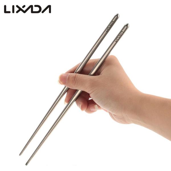 lixada chopsticks 1 pair portable titanium chopsticks exquisite non-slip palillo chino for sushi korean reusable
lixada chopsticks 1 pair portable titanium chopsticks exquisite non-slip palillo chino for sushi korean reusable