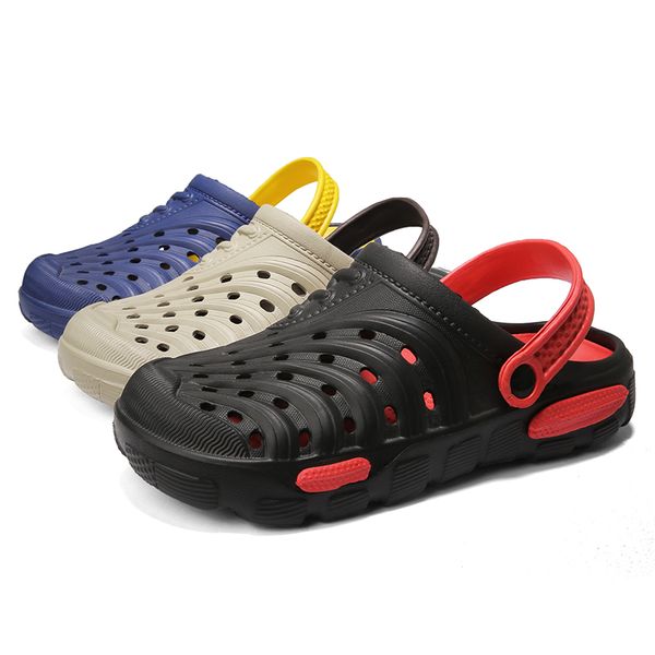 men's hole shoes home slippers summer garden shoes quick-drying bathroom slippers men's beach sandals outdoor casual, Black
men's hole shoes home slippers summer garden shoes quick-drying bathroom slippers men's beach sandals outdoor casual, Black