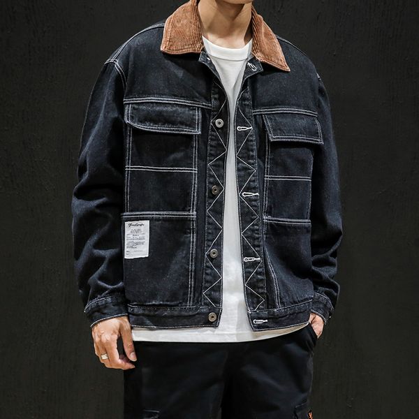 autumn cowboy men denim jacket coat spring fashion casual streetwear hip hop loose sweatshirt college clothes chaqueta hombre, Black;brown
autumn cowboy men denim jacket coat spring fashion casual streetwear hip hop loose sweatshirt college clothes chaqueta hombre, Black;brown