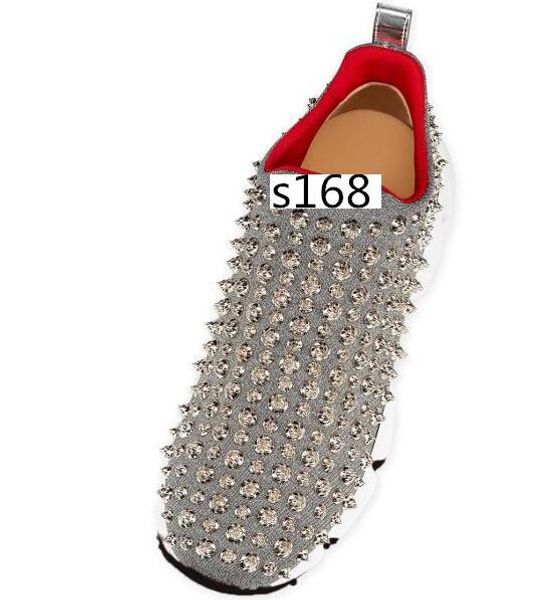with box designer latest bottom sneakers sock donna flats with krystal spikes, red sole sneakers 8, Black
with box designer latest bottom sneakers sock donna flats with krystal spikes, red sole sneakers 8, Black