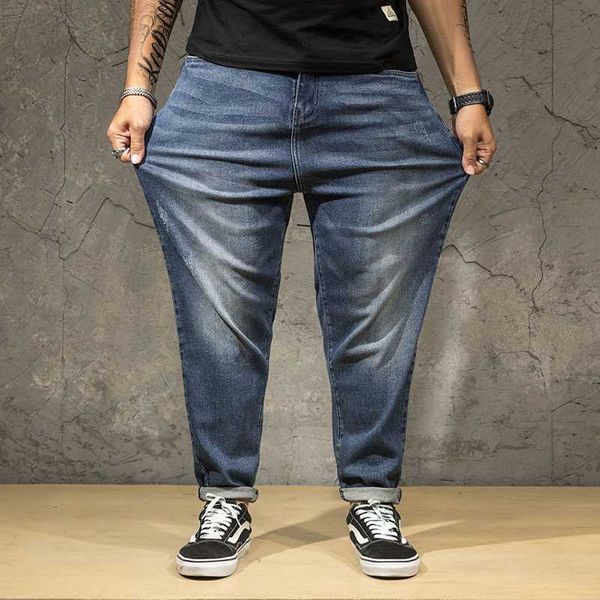 loose trousers large size34-46 cotton cargo jeans men streetwear brand slim fit denim pants for male hip hop stretch trousers, Blue
loose trousers large size34-46 cotton cargo jeans men streetwear brand slim fit denim pants for male hip hop stretch trousers, Blue