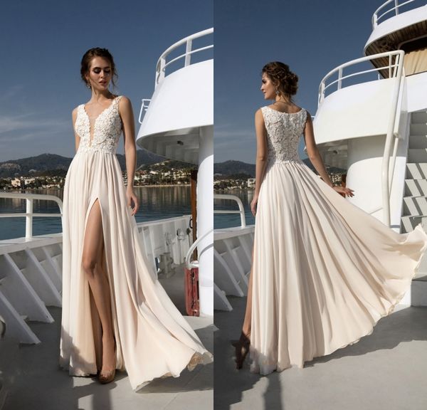 latest wedding dresses illusion off shoulder sweep train backless garden beach bridal gowns lace applique side-split wedding dresses dh6345, White
latest wedding dresses illusion off shoulder sweep train backless garden beach bridal gowns lace applique side-split wedding dresses dh6345, White