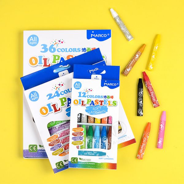marco 36 colors smooth oil pastel for artist student graffiti soft pastel painting drawing pen school art supplies crayon set
marco 36 colors smooth oil pastel for artist student graffiti soft pastel painting drawing pen school art supplies crayon set