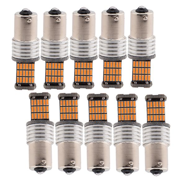 

10x 1156 ba15s 45smd 4014 led canbus no error car tail bulb brake light auto backup reverse lamp white 1157/bay15d t20 t25