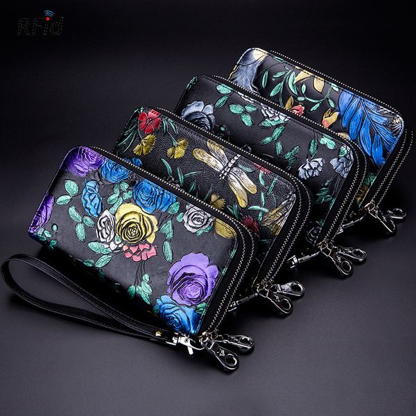 tangpei global ouble zipper large capacity long leather multi-card rose flower wallet, Red;black
tangpei global ouble zipper large capacity long leather multi-card rose flower wallet, Red;black