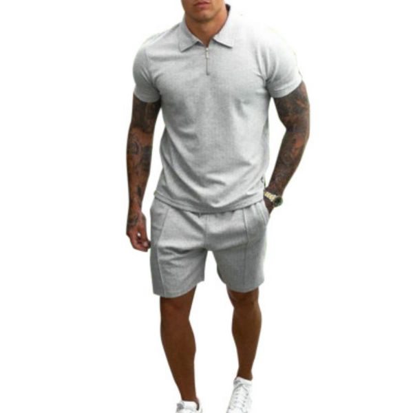 men's summer suit casual sports summer trend shorts short sleeve 2 two-piece fashion stylish t-shirt quick-drying tracksuit 2020, Gray
men's summer suit casual sports summer trend shorts short sleeve 2 two-piece fashion stylish t-shirt quick-drying tracksuit 2020, Gray