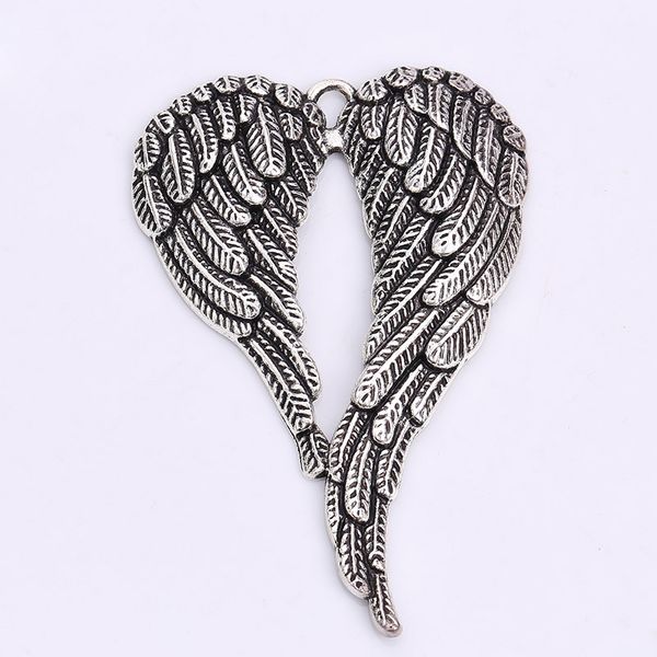 20pcs/bag ancient silver 68*47mm heart big wings charm pendant women men designer jewelry fit making necklace bracelet accessories gift, Bronze;silver
20pcs/bag ancient silver 68*47mm heart big wings charm pendant women men designer jewelry fit making necklace bracelet accessories gift, Bronze;silver