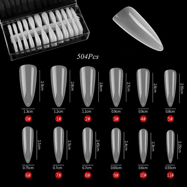 nail art kits selling 504pcs/ box ballerina coffin false tips 12 sizes full cover almond manicure fake
nail art kits selling 504pcs/ box ballerina coffin false tips 12 sizes full cover almond manicure fake