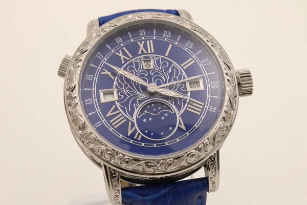 tabie available new new blue and blue dezel blue belt mens stainless pointer watch men's sports wrist sapphire men watch brand sky moon, Slivery;brown
tabie available new new blue and blue dezel blue belt mens stainless pointer watch men's sports wrist sapphire men watch brand sky moon, Slivery;brown