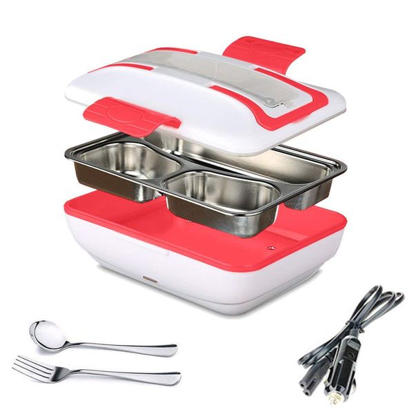 lunch box portable electric heating lunch warmer box with removable stainless steel container food heater and a car charger
lunch box portable electric heating lunch warmer box with removable stainless steel container food heater and a car charger