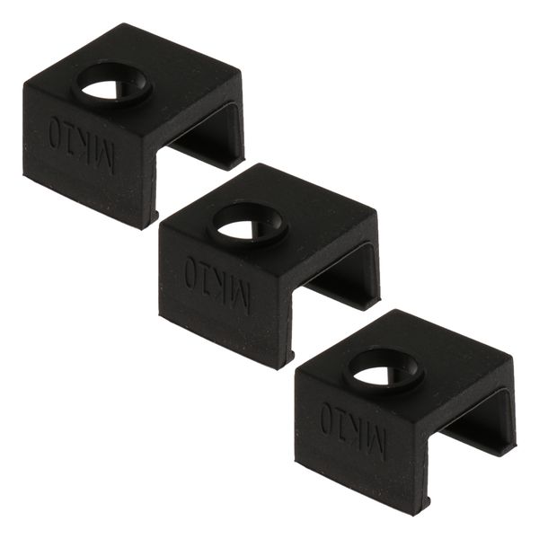 3 pieces 3d printer high temperature resistant heater block silicone protective case cover - black
3 pieces 3d printer high temperature resistant heater block silicone protective case cover - black