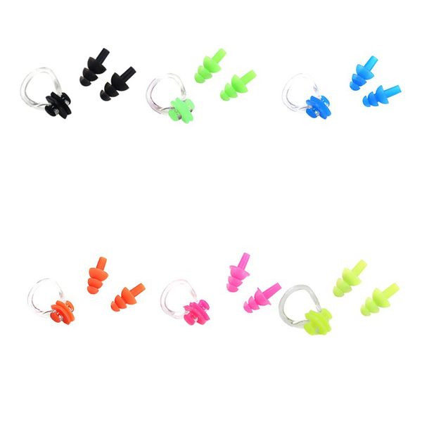 1 set waterproof soft silicone swimming ear nose clip set diving sound noise reduction earplug with box
1 set waterproof soft silicone swimming ear nose clip set diving sound noise reduction earplug with box