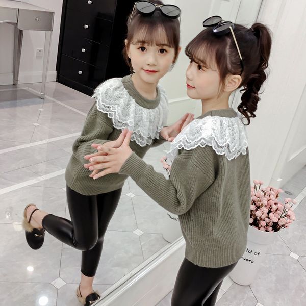 jmffy girl princess shirt 2019 winter girls sweater beautiful pullover knitted outerwear lace outwear sweater 4-15t, Blue
jmffy girl princess shirt 2019 winter girls sweater beautiful pullover knitted outerwear lace outwear sweater 4-15t, Blue