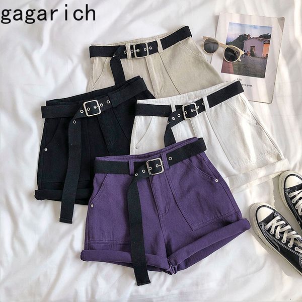 gagarich women shorts fashion summer new 2020 korean style solid retro simple double-pocket belted high-waisted denim shorts, Blue
gagarich women shorts fashion summer new 2020 korean style solid retro simple double-pocket belted high-waisted denim shorts, Blue