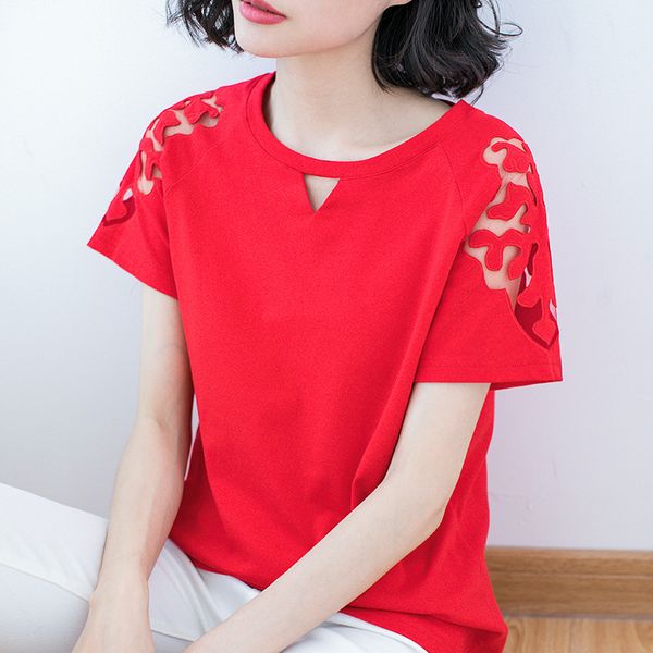 summer womens lace crochet flower shirt lady cotton loose hollow short sleeve female blouse hollow out blusas mujer de moda, White
summer womens lace crochet flower shirt lady cotton loose hollow short sleeve female blouse hollow out blusas mujer de moda, White